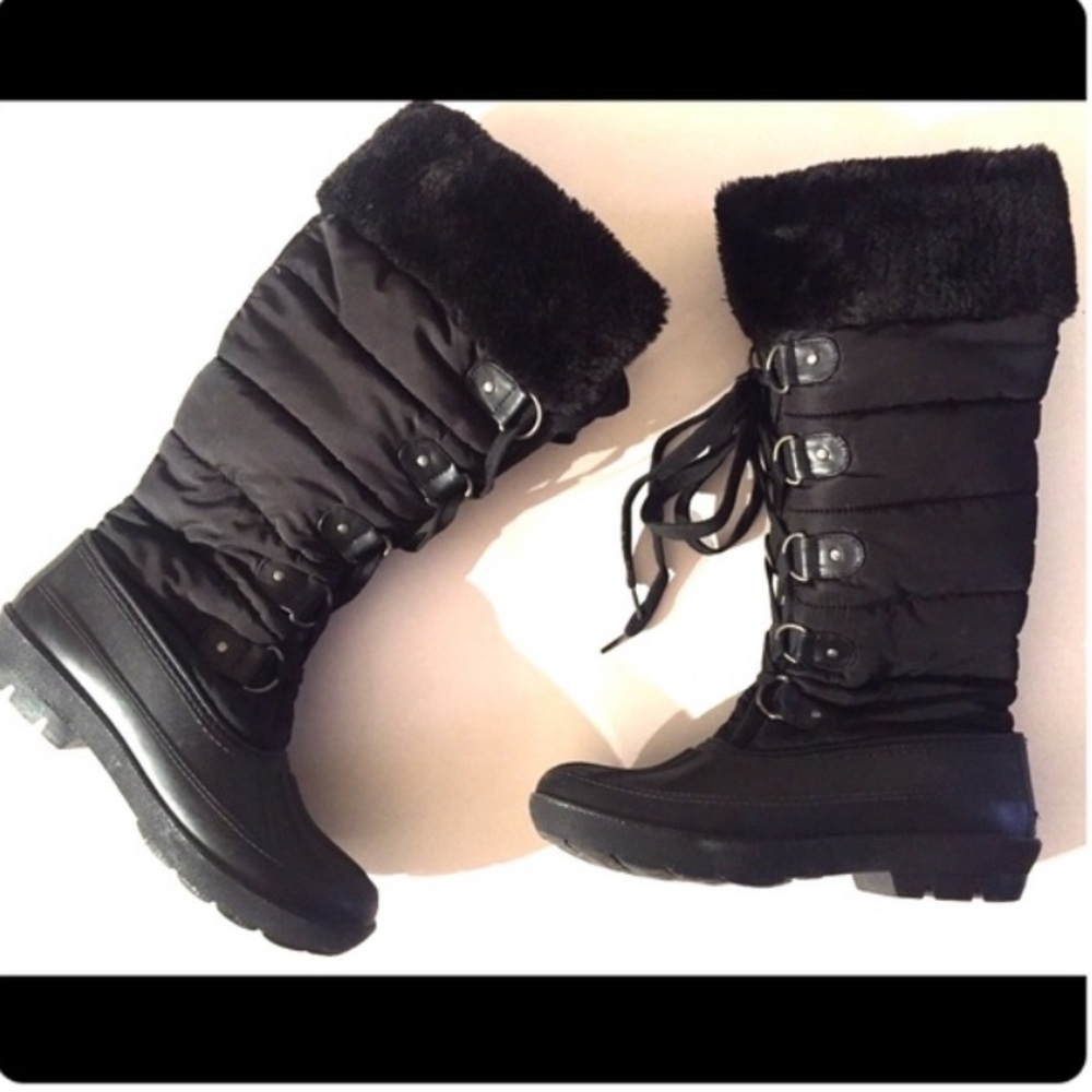 Dirty Laundry Faux Fur Snow Boots • size 8